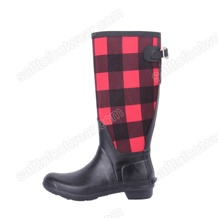 Женские теплые неопреновые резиновые сапоги